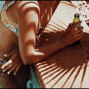 faithful the brand floral bikini set